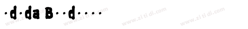 0duda Bold字体转换